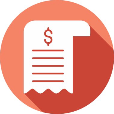 Bill simgesi, vektör illüstrasyonu basit tasarım