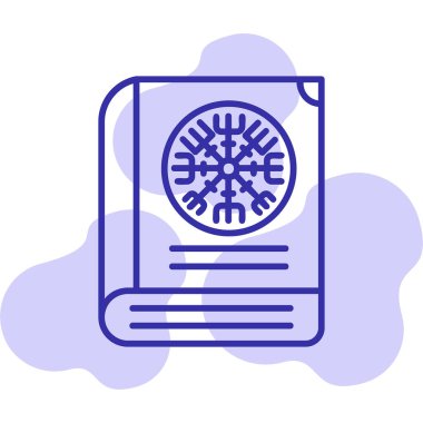 kitap simgesi, vektör illüstrasyonu basit tasarım