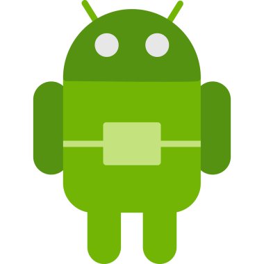 Android Web simgesi vektör çizimi 