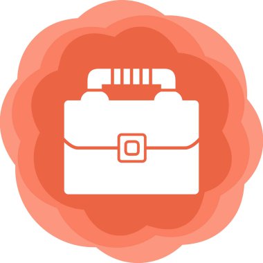 Evrak Çantası'nı web simge vektör çizim