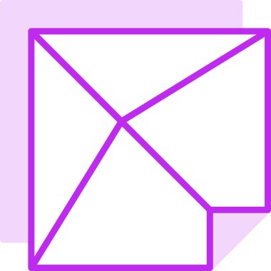 Kağıt. Web simgesi basit illüstrasyon