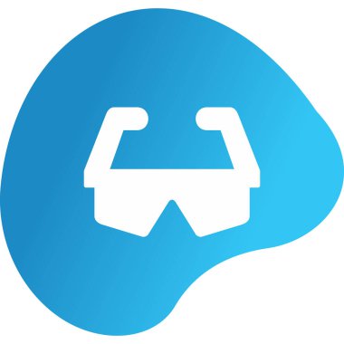 Gözlük. Web simgesi basit illüstrasyon 