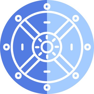 Ağ için koruma kalkanı vektör simgesi 