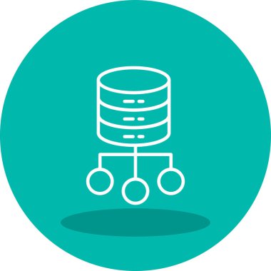 ağ bağlantısı simgesi ana hat biçiminde 