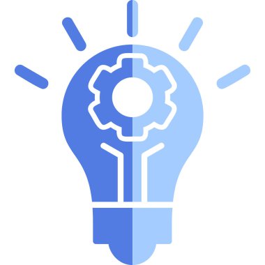 İnovasyon web simgesi basit illüstrasyon 