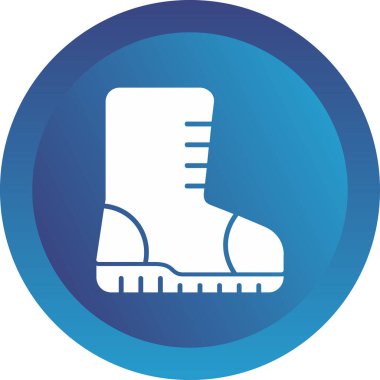 Ayakkabı simgesinin vektör illüstrasyonu