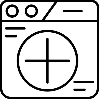 Sekme web simgesi vektör illüstrasyonu