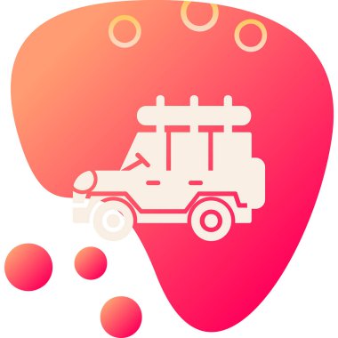 Safari cipi. Web simgesi basit illüstrasyon 