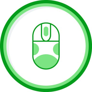 Fare. Web simgesi basit illüstrasyon 