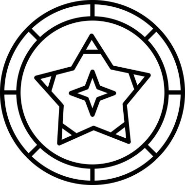 yıldız web simgesi, vektör çizim                    