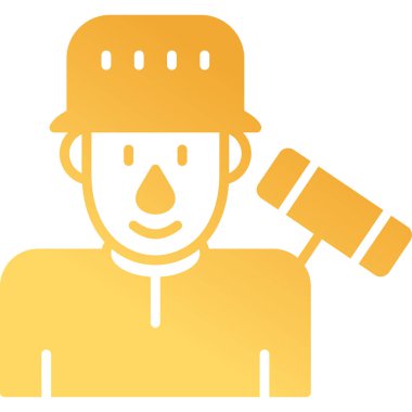 Polo oyuncusunun vektör illüstrasyon simgesi