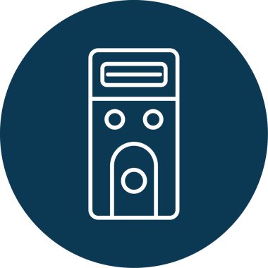 Dava web simgesi vektör illüstrasyonu