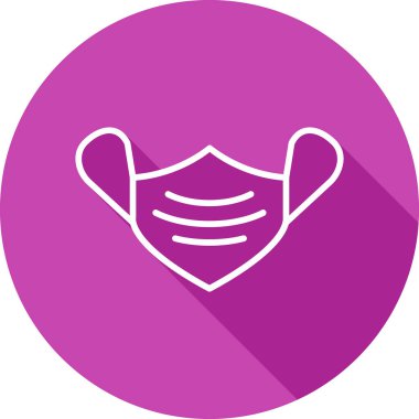 Bir maskenin vektör illüstrasyonu 