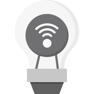 ampul simgesi, vektör illüstrasyonu 