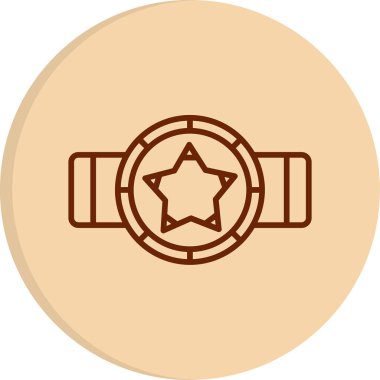 yıldız web simgesi basit illüstrasyon 