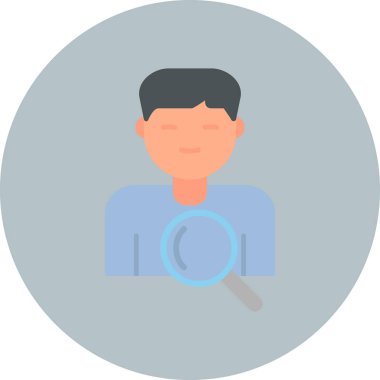 Seçim Süreci Web simgesi vektör illüstrasyonu