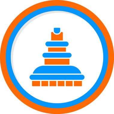 Çeşme. Web simgesi basit illüstrasyon