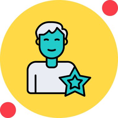 Tecrübe Ağı simgesinin vektör çizimi 