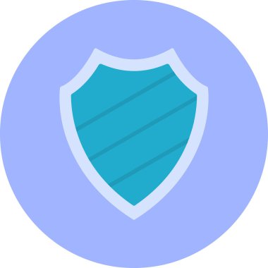 kalkan simgesi web basit illüstrasyon