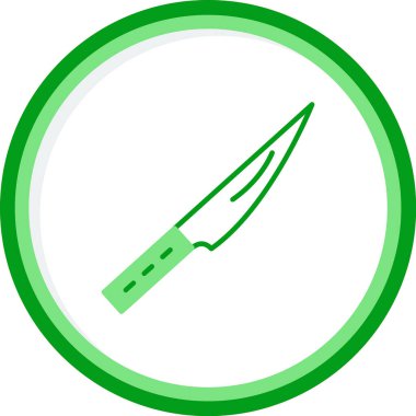 bıçak simgesi vektör illüstrasyonu