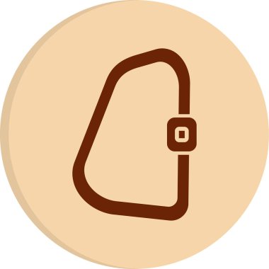 Karabinalı ağ simgesi vektör çizimi