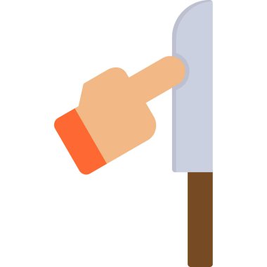 Keskin Nesne simgesi, basit vektör illüstrasyonu 