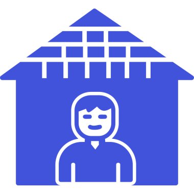 Karantina web simgesi vektör illüstrasyonu