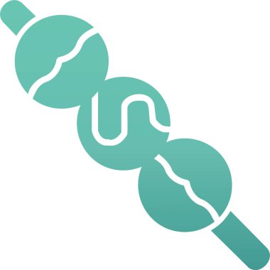 Dango web simgesi. Japon dango tatlıları vektör illüstrasyonu