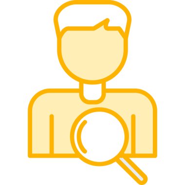 Seçim Süreci Web simgesi vektör illüstrasyonu