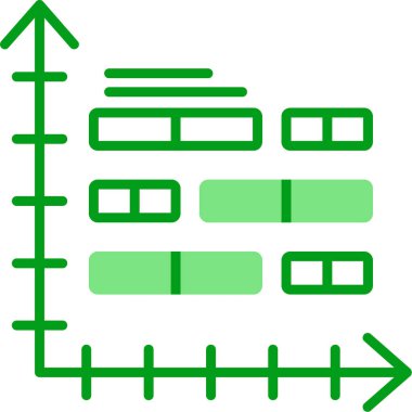 bar çizelgesi simgesi, vektör illüstrasyonu 