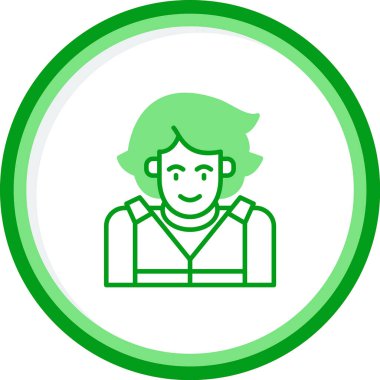 Kanocu adam. Web simgesi basit illüstrasyon