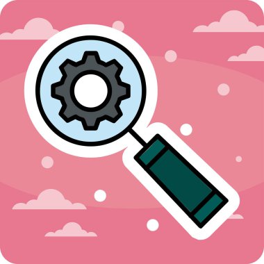 işlem web simgesi vektör illüstrasyonu