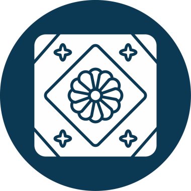 Döşeme. Web simgesi basit illüstrasyon