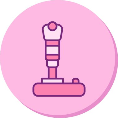 Modern joystick simgesinin vektör çizimi                             