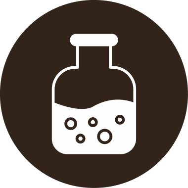 Zehir. Web simgesi basit illüstrasyon        