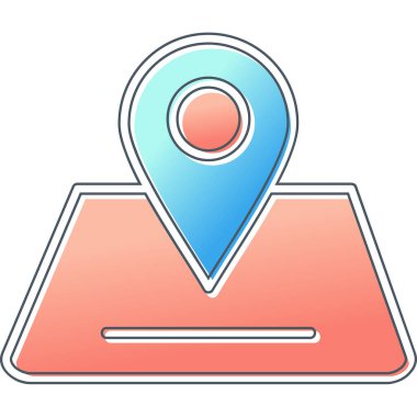 Yer tutucu. Web simgesi basit illüstrasyon