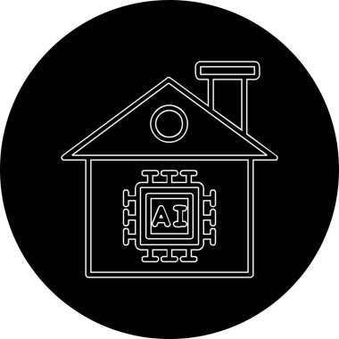 akıllı ev otomasyon vektör illüstrasyonu 