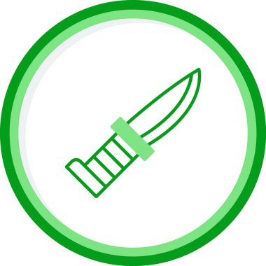 bıçak simgesi vektör illüstrasyonu