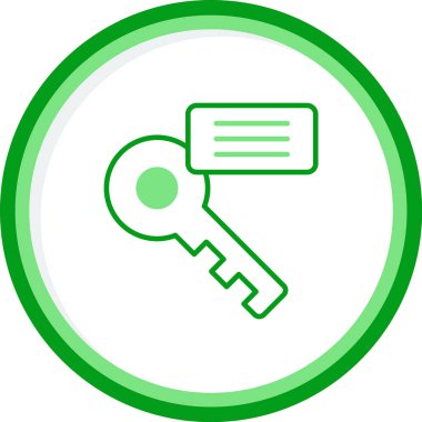 Anahtar kelime web simgesi. vektör illüstrasyonu