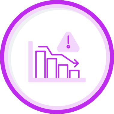 Kriz web simgesi vektör illüstrasyonu