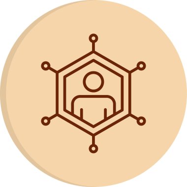 sosyal ağ simge vektör çizim         