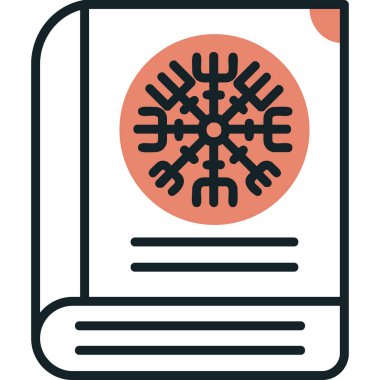 kitap simgesi, vektör illüstrasyonu basit tasarım