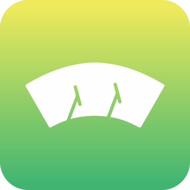 Silecek ağ simgesi vektör illüstrasyonu