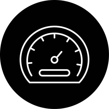 Hız göstergesinin vektör illüstrasyonu 