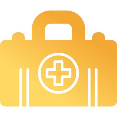 ilk yardım kutusu vektör simgesi 