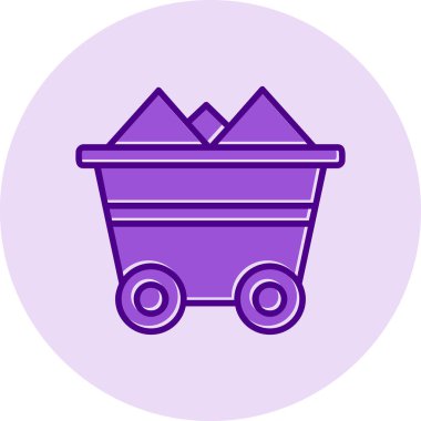 cart web simgesi basit illüstrasyon 