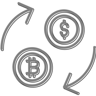 para takas simgesi basit illüstrasyon