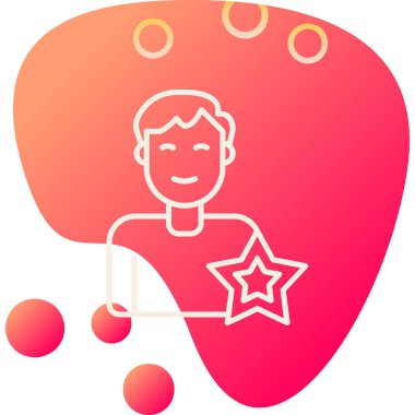 Tecrübe Ağı simgesinin vektör çizimi 