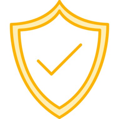 kalkan simgesi web basit illüstrasyon