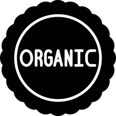 organik damga. Doğal yuvarlak grunge işareti. etiket               